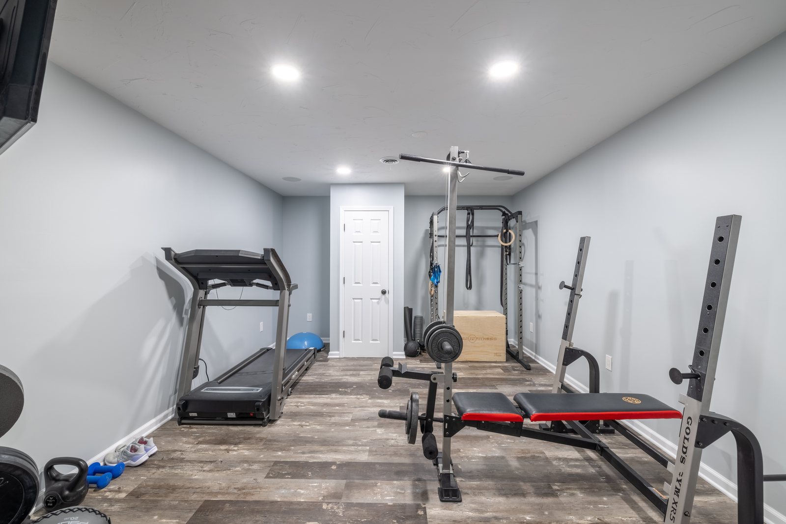 Finished home gym
