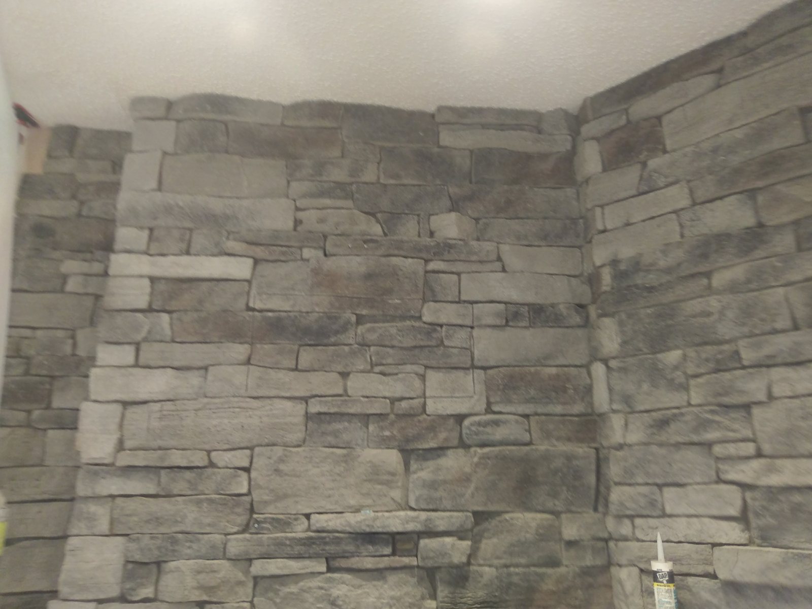 Stone feature wall