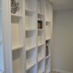 Custom made in wall book shelf